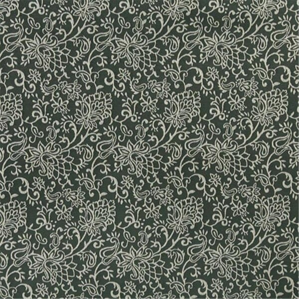 Designer Fabrics 54 in. Wide Green- Contemporary Floral Jacquard Woven Upholstery Fabric B601 - main
